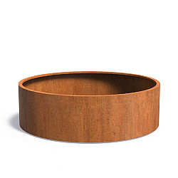 CIRCUM met bodem Ø2000x600mm Corten (CT1.2)