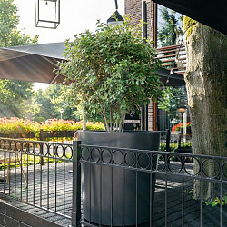 CONIC met bodem Ø600x600mm Aluminium (AC8.2)