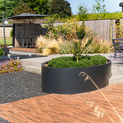 ELLIPSE met bodem 1200x800x600mm Aluminium (AEL5)