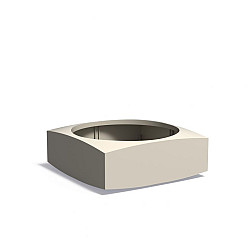 NOOA 1200x1200x450mm Aluminium (ANO5)