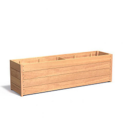 CARREZ met bodem 2000x500x620mm Hardhout 21mm (HS22)