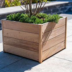 CARREZ met bodem 1000x1000x740mm Hardhout 21mm (HS5.1)