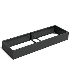 CARREZ zonder bodem 3000x1000x400mm Aluminium (AFW18.2)