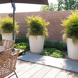 CONIC met bodem Ø550x760mm Polyester (PE5)