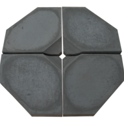 Parasoltegel 40x40x6cm zwart beton