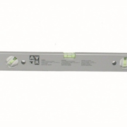 Waterpas in aluminium met 3 libellen en magneet 50 cm