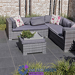 Keramische tegel Cerasun ardesia Nero 60x60x4cm