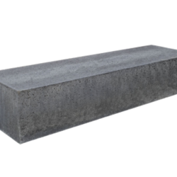Oud Hollands zitelement (recht) 200x60x40cm grijs