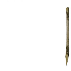Kastanjehouten Paal Geschild  Ø6-8cm 180cm