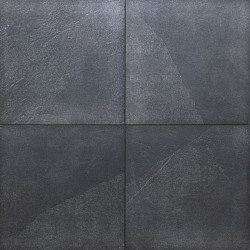 Keramische tegel Slate Black 60x60x2cm