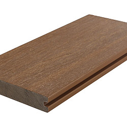 WPC 23x138mm Fiberdeck Premium | massief | 2-zijdig Teak 400cm