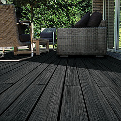 WPC 23x138mm Fiberdeck Vintage Graphite massief 400cm