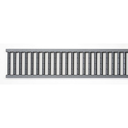Sleufrooster verzinkt staal antraciet, L=1000mm tbv. ACO Hexaline 2,0 en ACO Euroline
