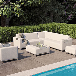 Voetenbank/hocker loungeset Colorado Springs Quickdry@ textileen