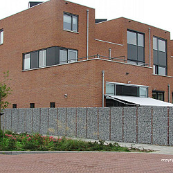 Steenschutting m50 paal 90x90 - maas 50x50 - 60x180x9cm