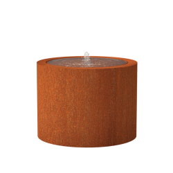 Corten Watertafel ROND 1000x750mm Corten 3mm (CBR3)