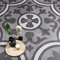 GeoCeramica® 100x100x4cm Decoro Fiori