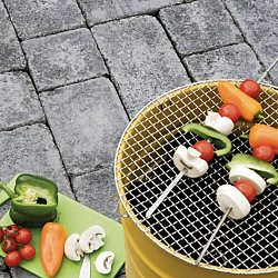 Abbeystones 20x30x6cm Nero met deklaag