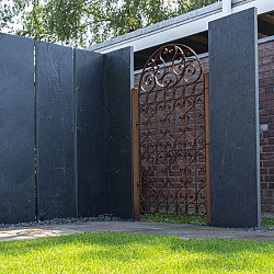 Muurelement Black Slate 250x50x5cm