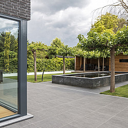Keramische tegel Cerasun ardesia Nero 60x60x4cm