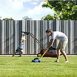 Tuinscherm Linia 180 Premium 180x180cm groen geïmpregneerd
