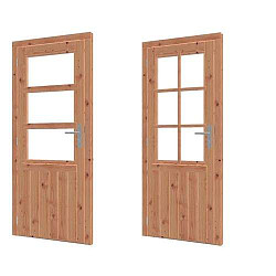 OPRUIMING -- Overkapping douglas 604x322cm (dakmaat) inclusief berging