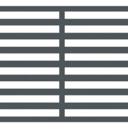 Boston Decopaneel Paxos horizontaal 45x175 cm dikte 2 mm RAL7016 (1008)