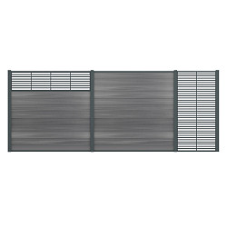 Boston Decopaneel Paxos horizontaal 45x175 cm dikte 2 mm RAL7016 (1008)