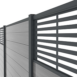 Boston Decopaneel Paxos horizontaal 45x175 cm dikte 2 mm RAL7016 (1008)