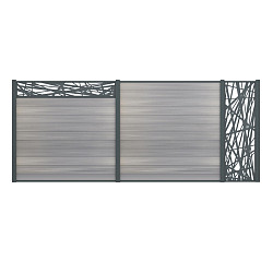 Boston Decopaneel Hera verticaal 58x182cm dikte 2 mm RAL7016