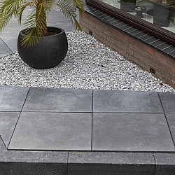 Tuintegel Luxe 2.0 60x60x5cm Black | OP=OP