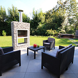 Steenkorf m50  -  Classic Blokhaard verhoogd 120x180x50cm