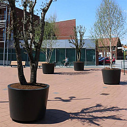 CONIC met bodem Ø600x600mm Aluminium (AC8.2)