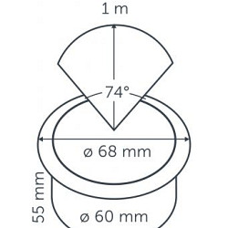Integrated HYVE RVS Ø60mm
