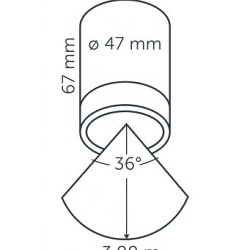 Opbouwlamp MINI SCOPE CEILING
