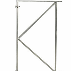 Verstelbaar stalen poortframe 90x155cm vuurverzinkt