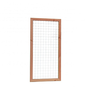 Douglas Betonijzertrellis met maas 7,5x7,5cm in Raamwerk 4,5x7cm 90x180cm onbehandeld