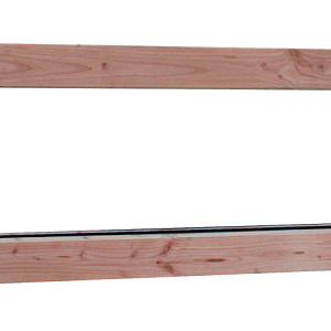 Douglas vast Raam (zijlicht) Prestige met dubbelglas 138,4x48,4cm onbehandeld