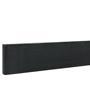 Beton onderplaat glad 24x3,5x184cm antraciet gecoat