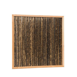 Bamboescherm in frame 186x186cm
