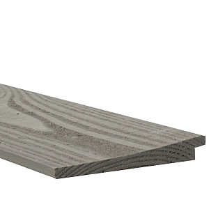 Douglas Zweeds Rabat 1 zijde geschaafd 1 zijde fijnbezaagd 1,1-2,7x19,5x300cm grijs gespoten