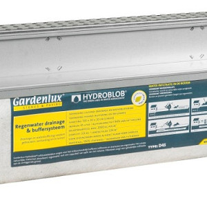 Hydroblob SLIMLINE SET VERZINKT INCL. D45 UNIT SL55 VS 120X20X30CM