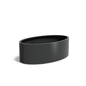 ELLIPSE met bodem 2000x1200x600mm Aluminium (AEL3)