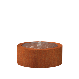 Corten Watertafel ROND 1000x400mm (CBR6)