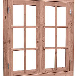 Douglas Dubbel uitzetraam Prestige met Dubbelglas 112x120,5cm onbehandeld