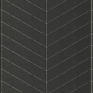 Visgraatsteen Romano Punto 40x8x8cm Nero