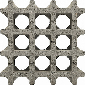 Betontegel Aqua-draintegel 30x30x8cm Grijs