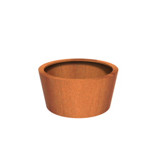 CONIC met bodem Ø1200x600mm Corten 2mm (CC4.2)
