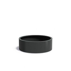 CIRCUM met bodem Ø1200x400mm Aluminium (AM4.3)