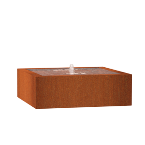 Corten Watertafel 1200x1200x400mm Corten 3mm (CB11)